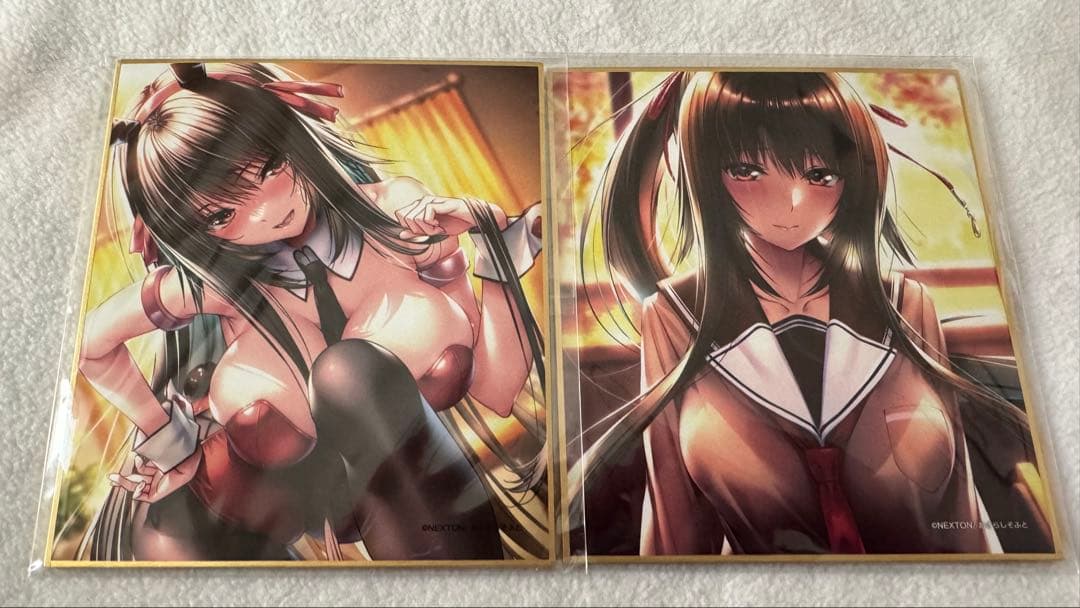 アマカノ2 コラボカフェ限定色紙　絶版　７種オリジナルセット