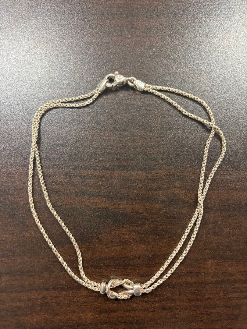 old Tiffany ダブルロープネックレス