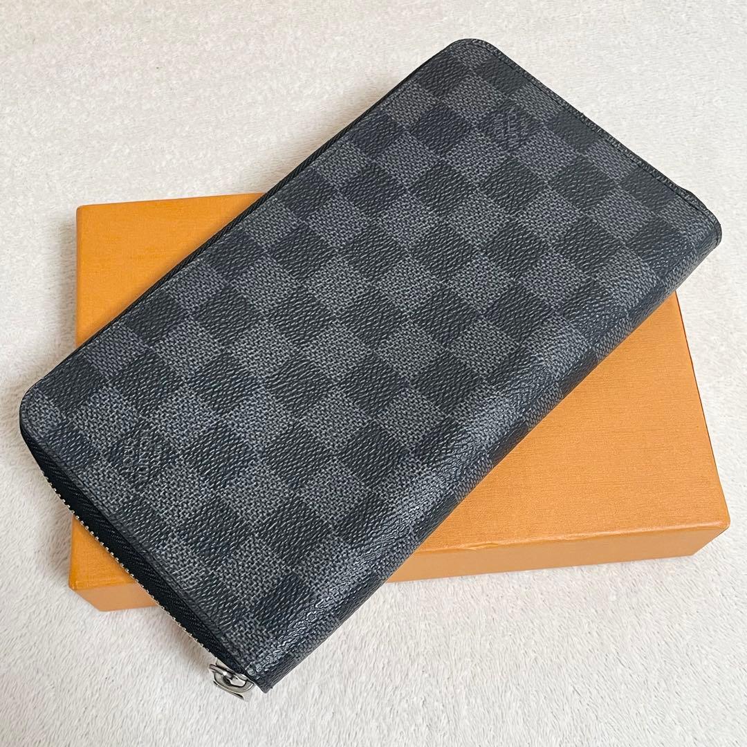 ルイヴィトン ダミエ グラフィット 長財布 ジッピーオーガナイザー