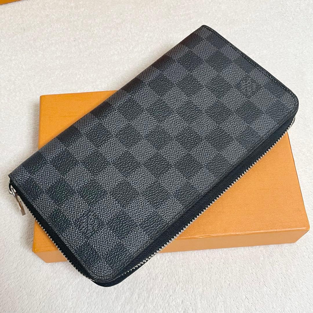 ルイヴィトン ダミエ グラフィット 長財布 ジッピーオーガナイザー