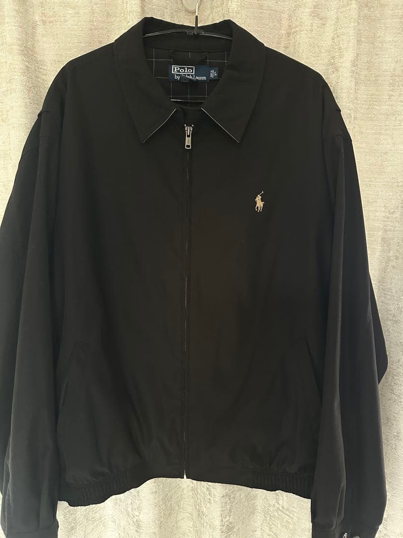 POLO RALPH LAUREN スイングトップ ハリントンジャケット 黒