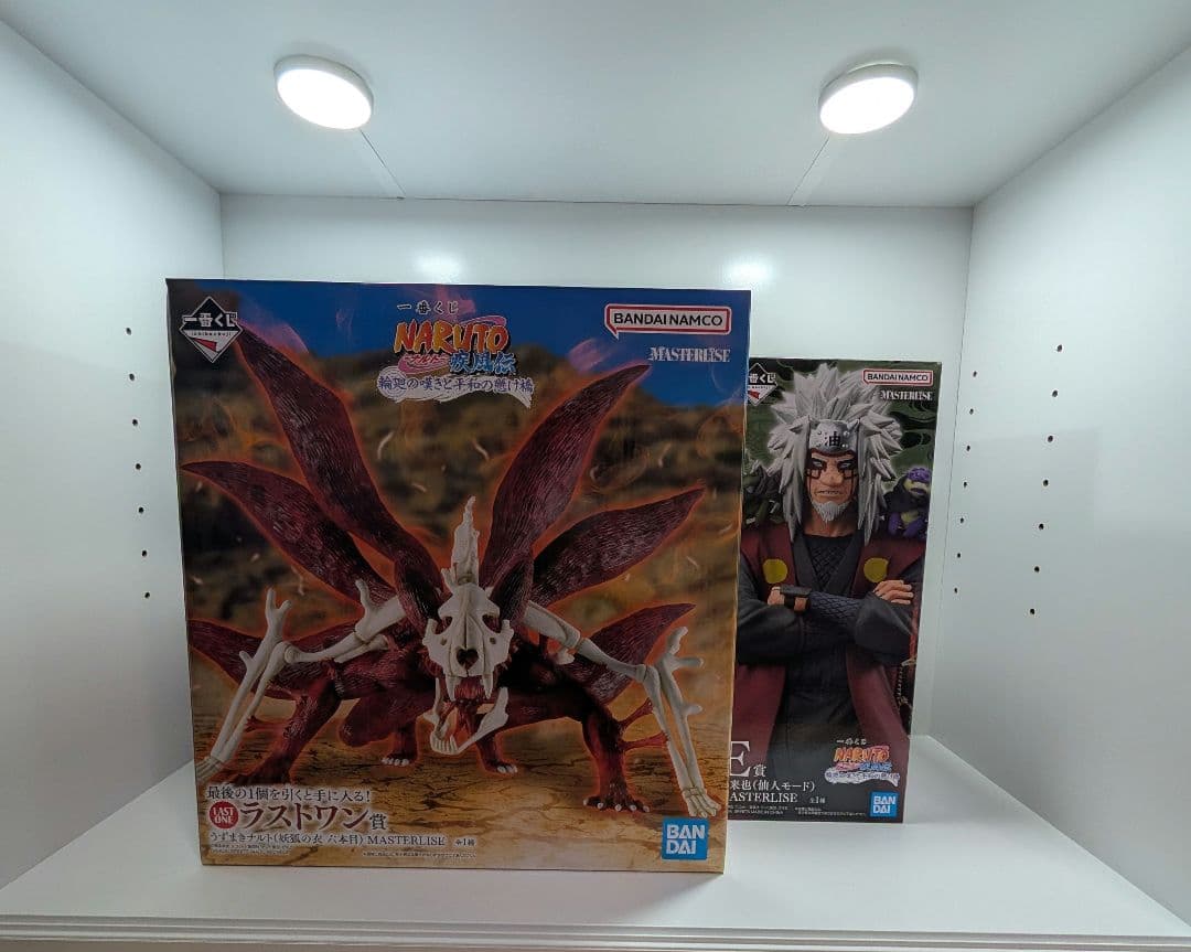 一番くじNARUTO E賞 ラストワン賞 セット ラストワン賞は「うずまきナルト（妖狐の衣 六本目） MASTERLISE