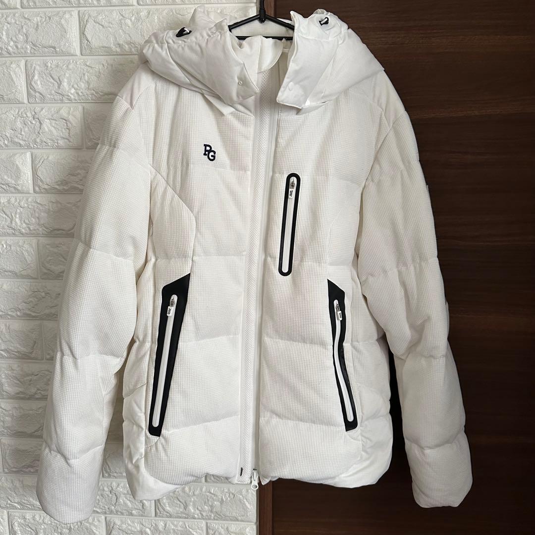 美品 PEARLY GATES パーリーゲイツ ダウンブルゾン フード付