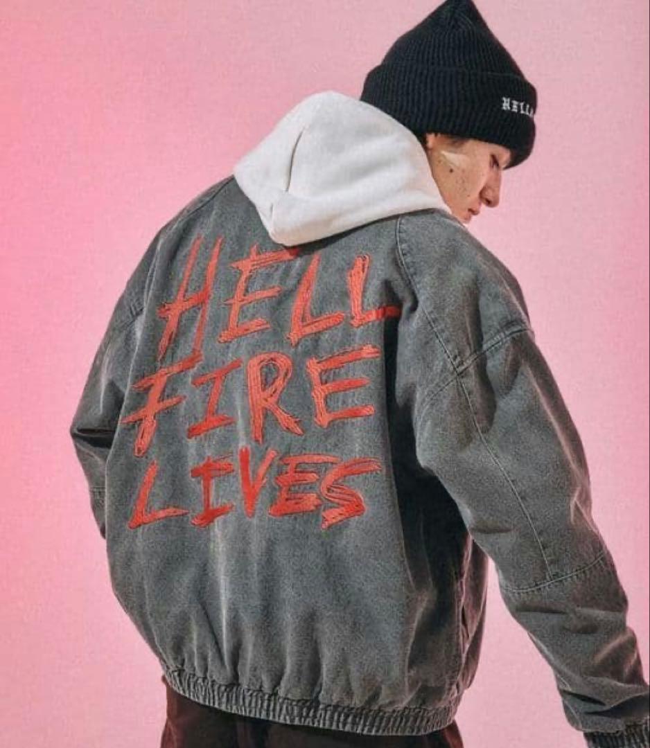 STRANGER THINGS　コラボデニムブルゾン　niko and