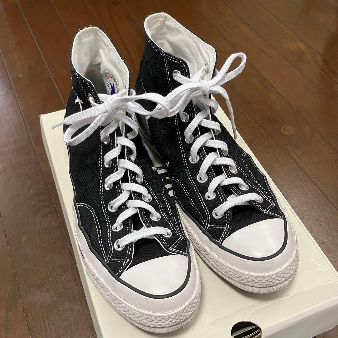 USコンバース×ステューシー CT70 ブラック 9.5