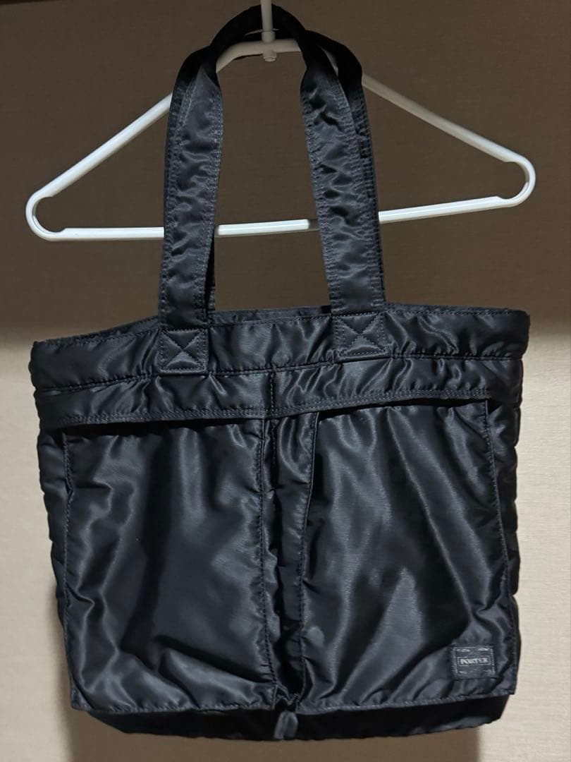 極美品 PORTER ポーター タンカー トート バッグ ブラック 大
