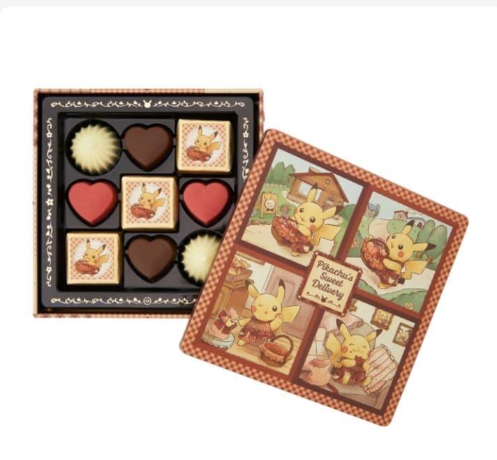 新品未開封 Pikachu's Sweet ピカチュウ バレンタイン 6点セット