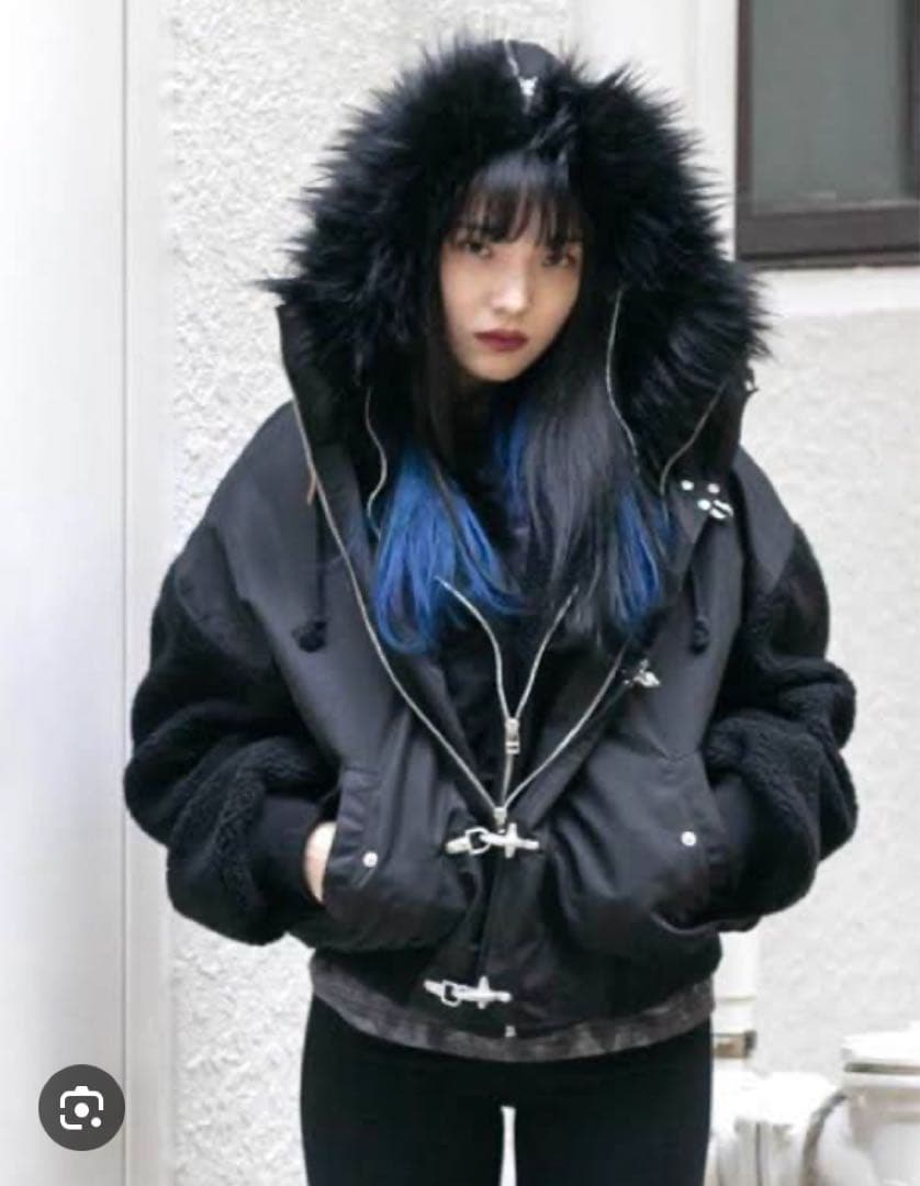 RASVOA コンビバックルブルゾン ブラック