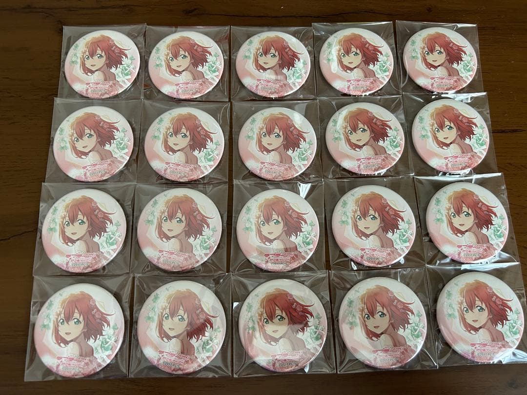 Aqours 黒澤ルビィ Flower party 缶バッジ 20個セット