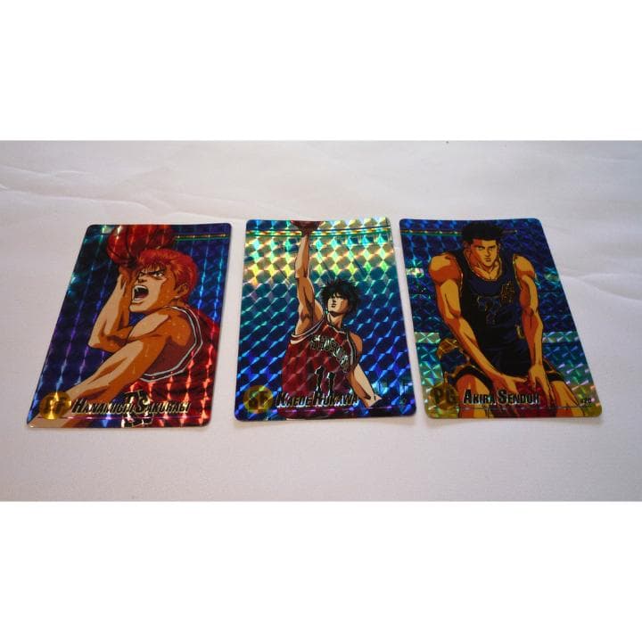 貴重】スラムダンク カードダス キラ 3枚セット 桜木・流川・仙道