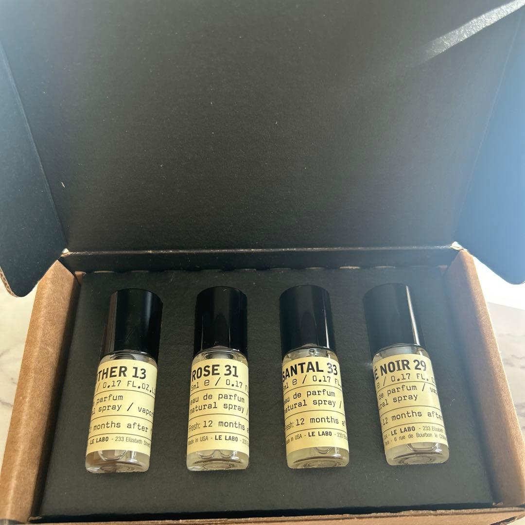 LE LABO 香水セット 4種　5ml ホリデー限定発売】LE LABO（ルラボ）から様々な香りを楽しめる