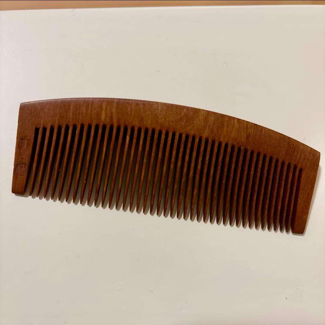 青柳和邦作 三十六屋 お六櫛工房 峰張 とき櫛 3.5寸 つげ 櫛 みねばり