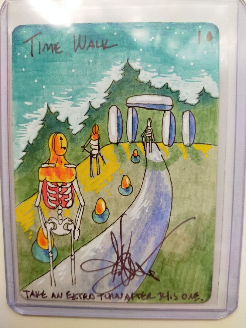 MTG アーティスト Amy Weber氏 Time Walk スケッチ 1枚 低