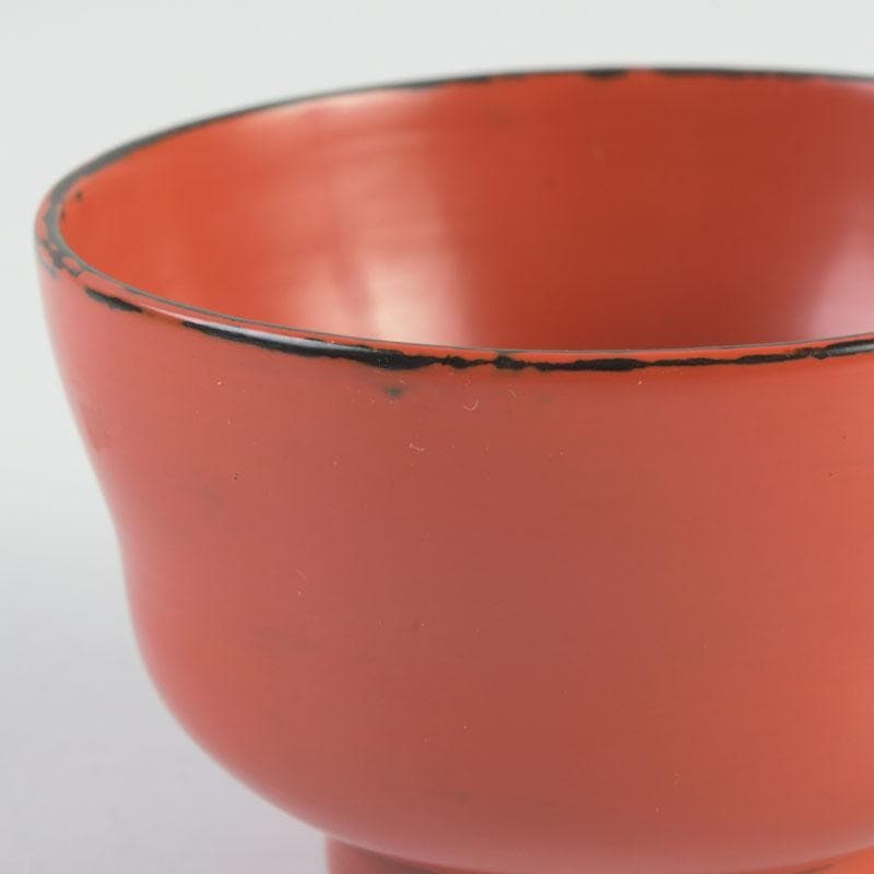 木地師 三代 村瀬治兵衛作 朱塗 盃 ぐい呑 共箱 V 9883 - メルカリ