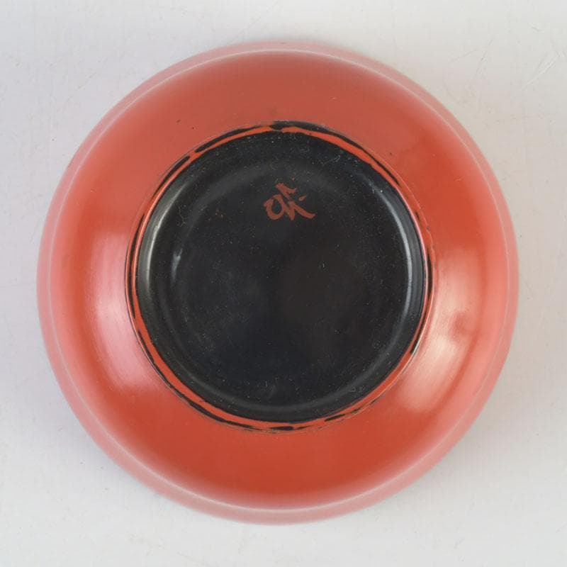 木地師 三代 村瀬治兵衛作 朱塗 盃 ぐい呑 共箱 V 9883 - メルカリ