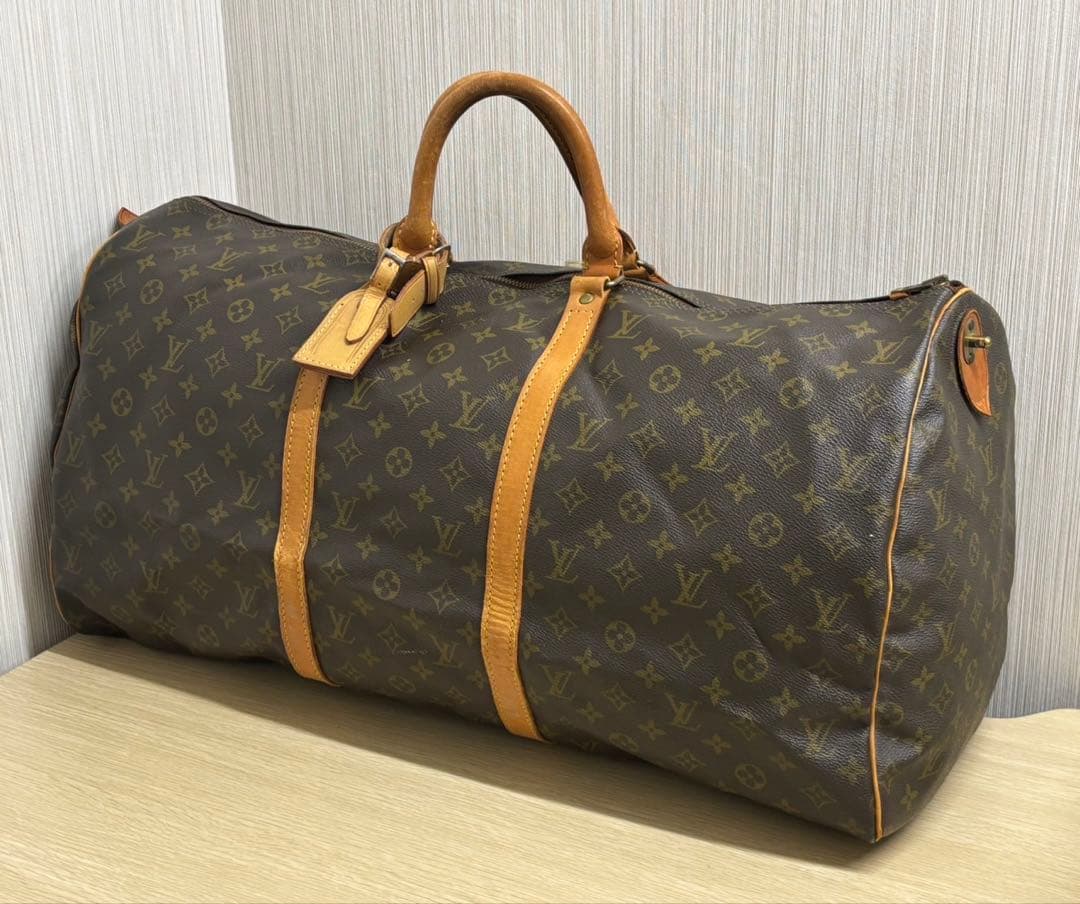 オールド ルイヴィトン キーポル60 ボストンバッグ ファスナー ECLAIR