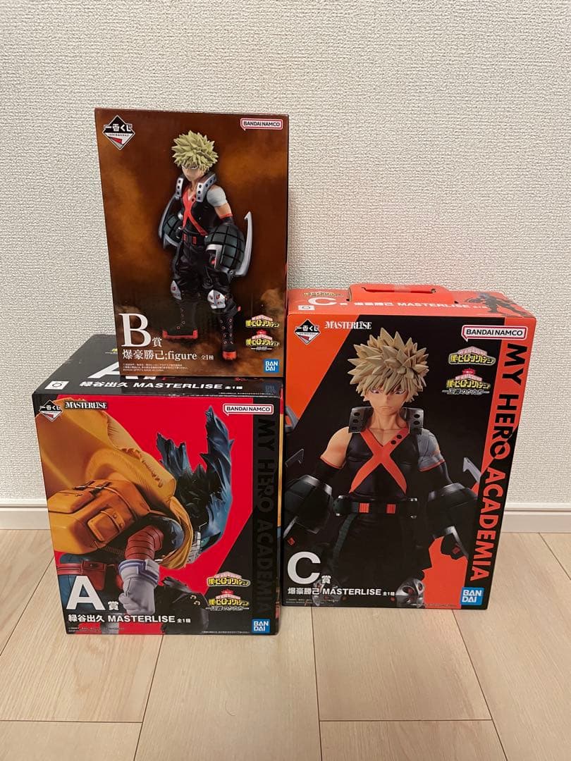 【新品未開封】一番くじ 僕のヒーローアカデミア 3点 ヒロアカ』新作一番くじ本日（3/26）発売。勇ましい緑谷出久と穏やかな