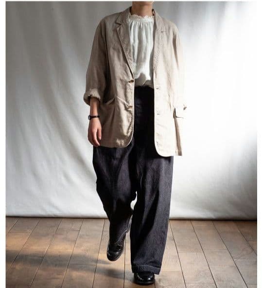 年末セール！ネストローブUpcycleLino DENIM ワイドパンツ