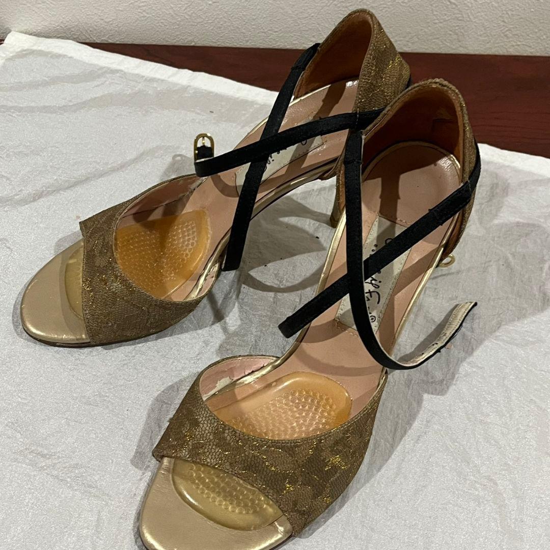 タンゴ　コムイルフォー 37 ゴールドベージュ　ダンス　タンゴシューズ