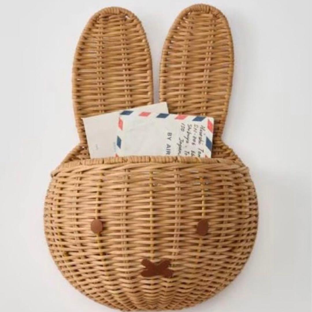 スタディオクリップ　ミッフィー　壁掛けバスケット