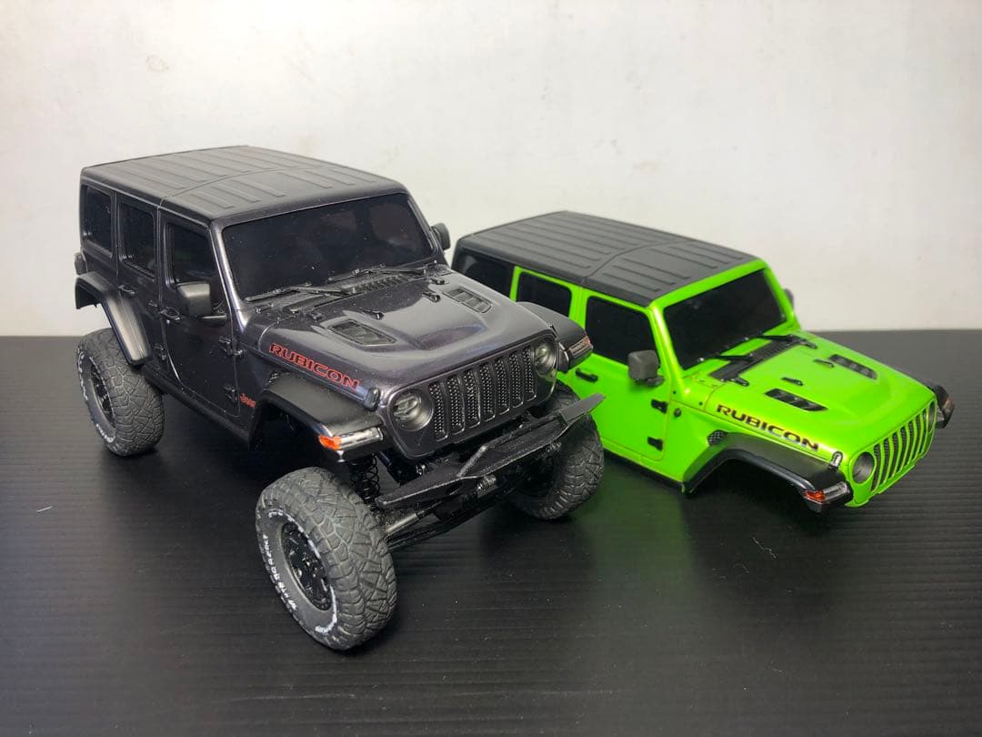 京商　ミニッツ 4x4 ルビコン　スペアボディー　重タイヤセット 京商 ミニッツ4×4 レディセット ジープ ラングラー アンリミテッド