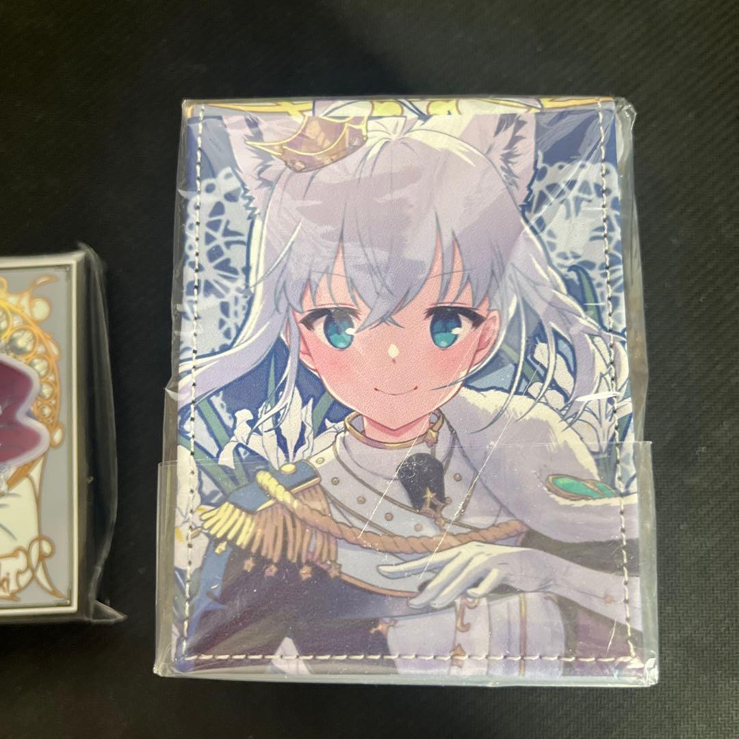 スリーブ/合皮製デッキケース】ホロライブ 白上フブキ セット【未開封