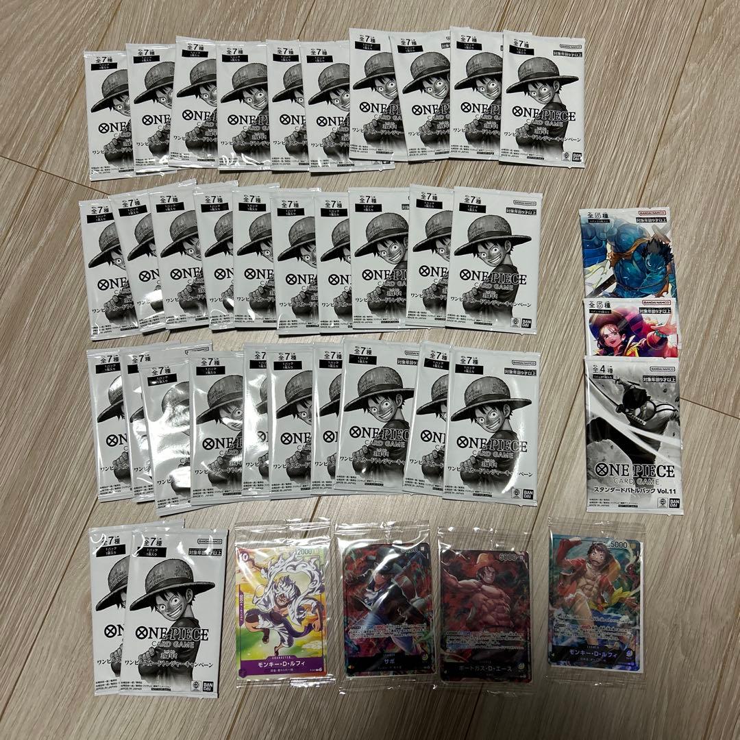 ド*ク様 ワンピースカード　トレジャーキャンペーンパック×32 セブンイレブン