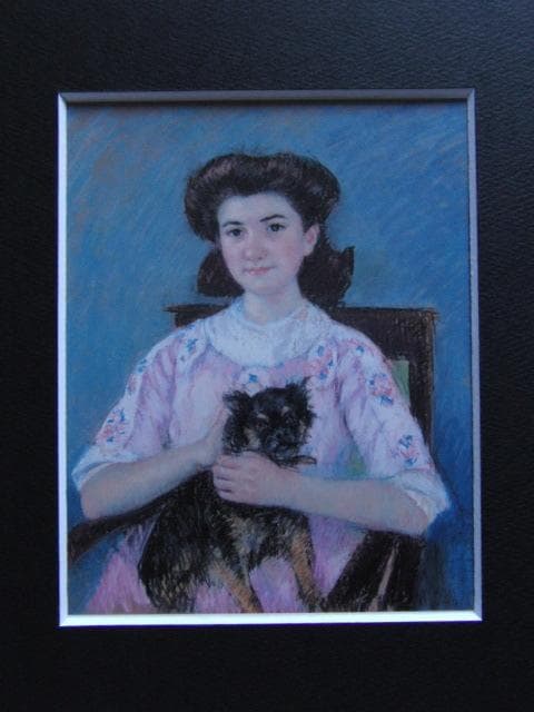 メアリー・カサット、「マリー＝ルイーズ・デュラン＝リュエルの肖像」