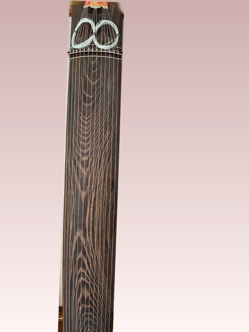 【週末SALE】お値下げ歓迎！　琴 13弦 木製 赤花柄カバー　付属品有り