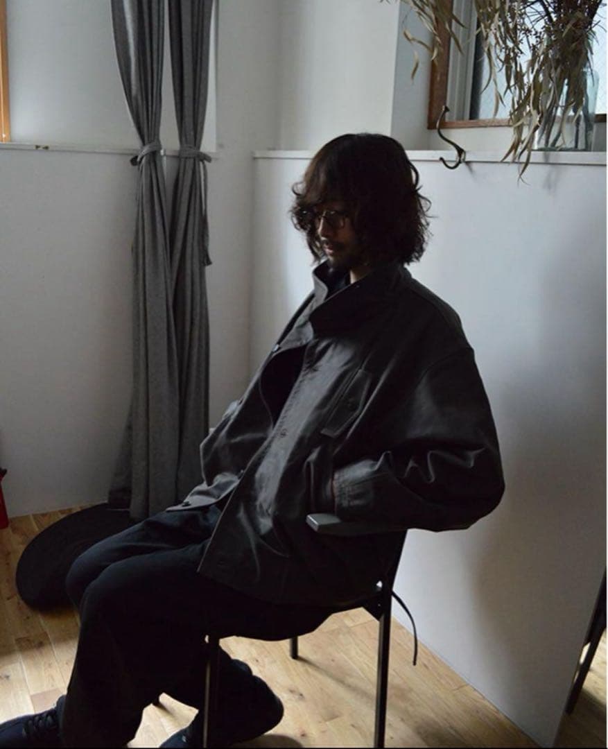 リ*ウ様 ssstein COW NUBUCK LEATHER BLOUSON