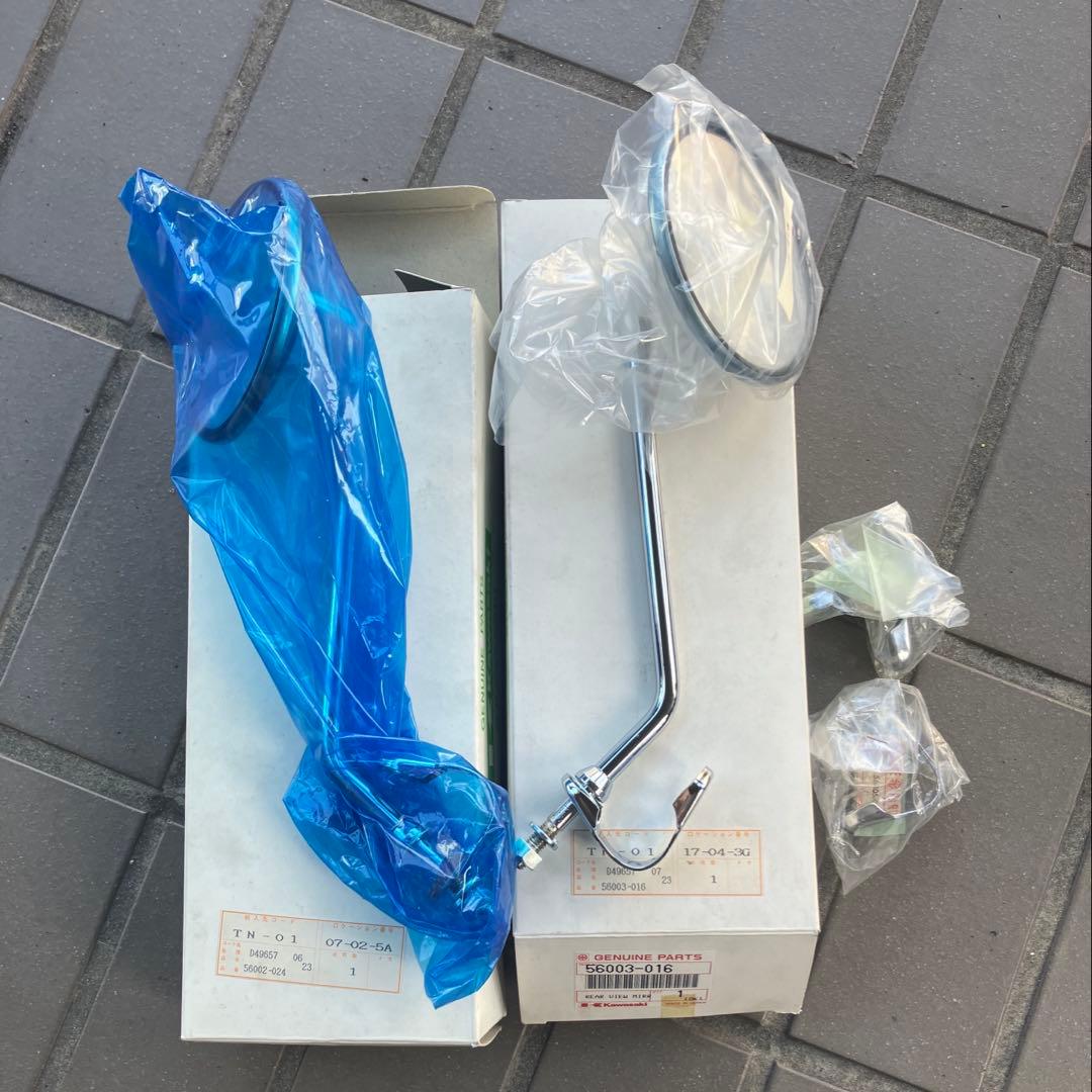 カワサキ　純正ミラー　左右セット　旧車