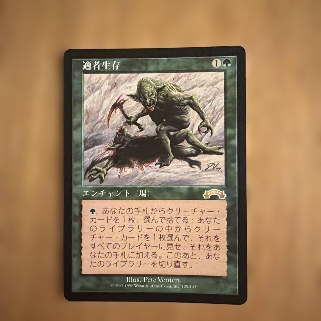 適名生存 エンチャントカード