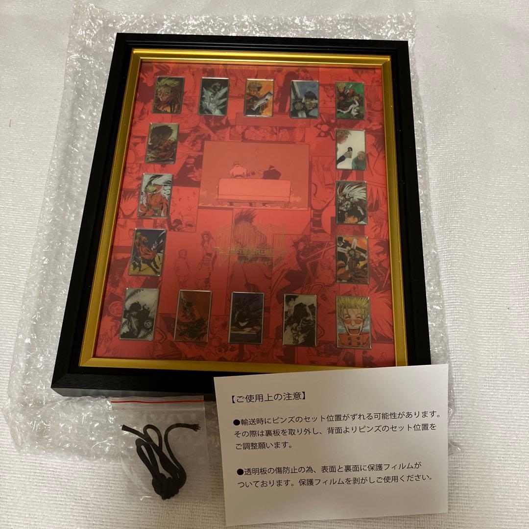 トライガン・マキシマム 額装ピンズセット ヤングキング【受注生産商品