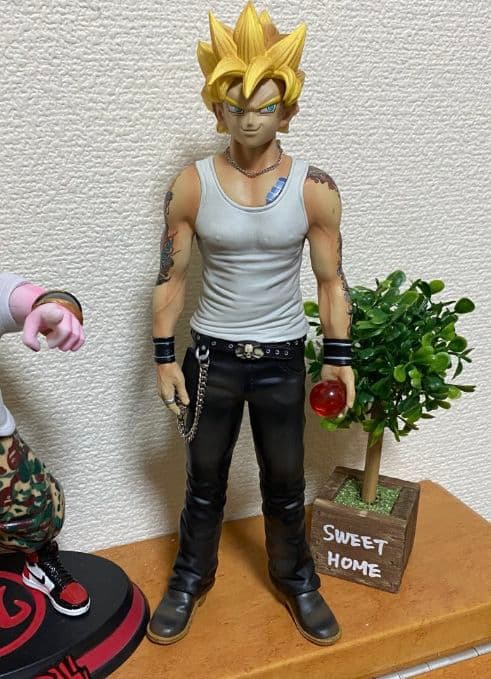 悟空タトゥー入りフィギュア 悟空フィギュア タトゥー 刺青 アウトローver 29cm｜Yahoo!フリマ（旧