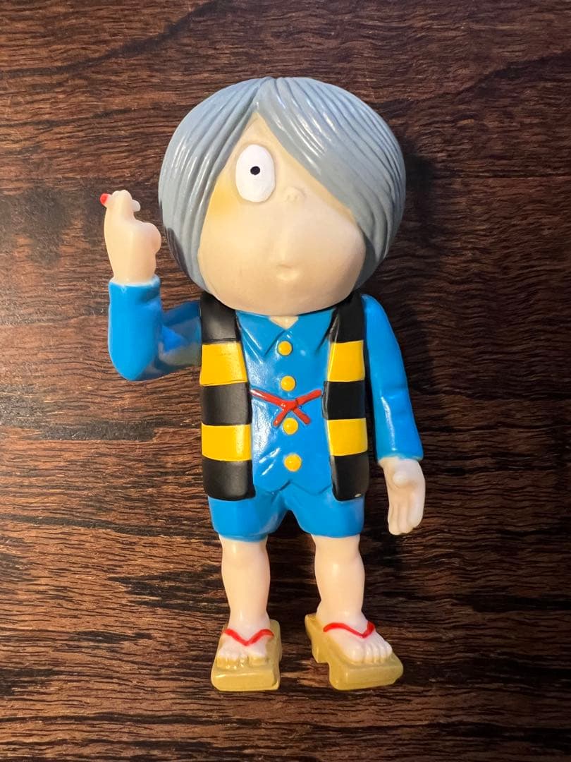 サンガッツ本舗 水木しげる奇怪漫画ソフビ列伝 鬼太郎・タバコ持ち　左手パー