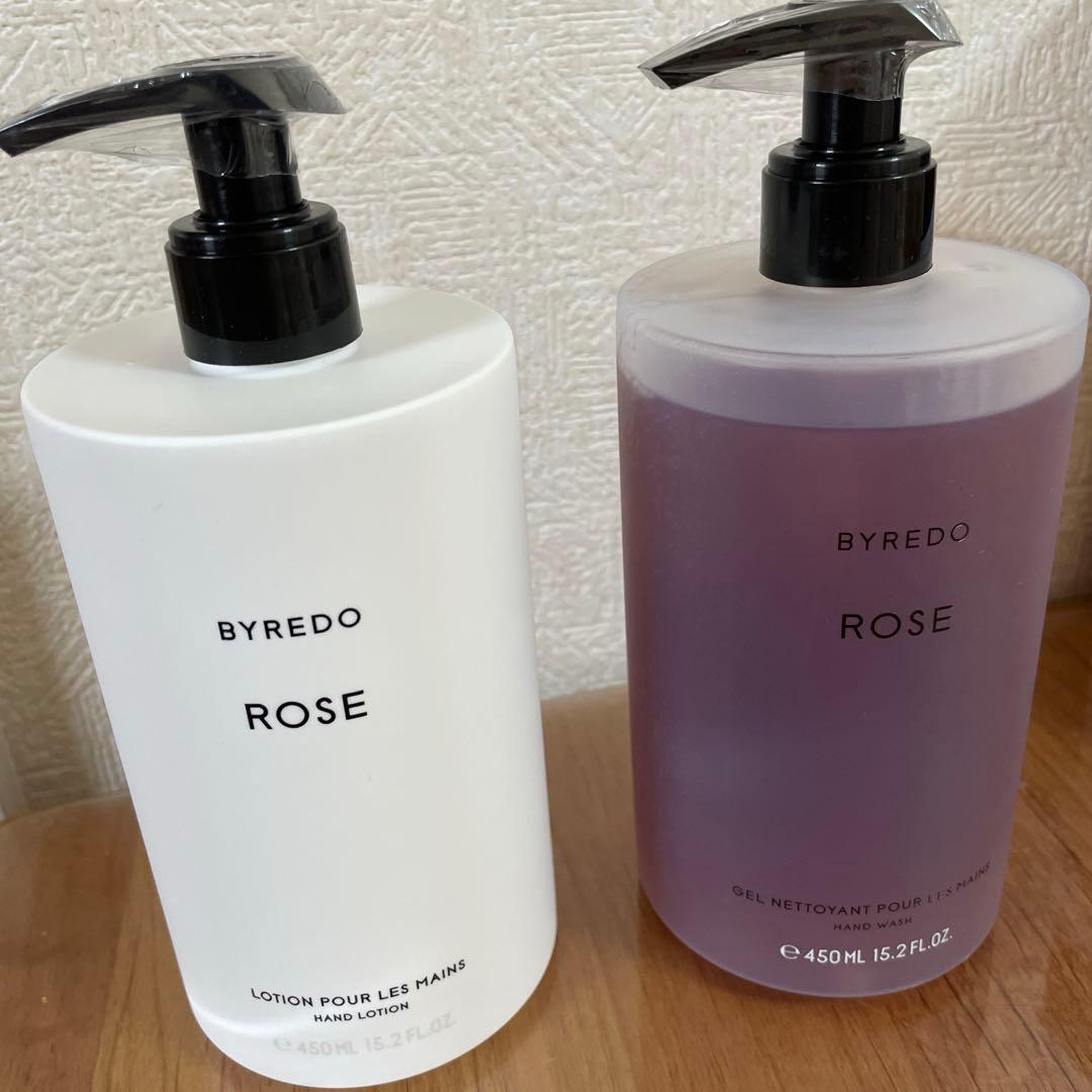 BYREDO バイレード　ハンドローション＋ハンドウォッシュ（ROSE） バイレード”ローズ”香る新作ハンドソープ＆ハンドウォッシュ、薔薇の花