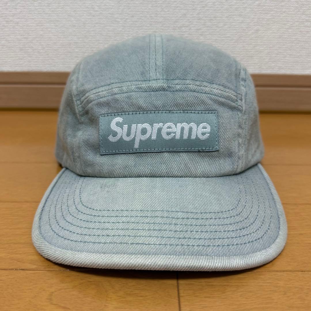 Supreme Denim Camp Cap ミント 24ss