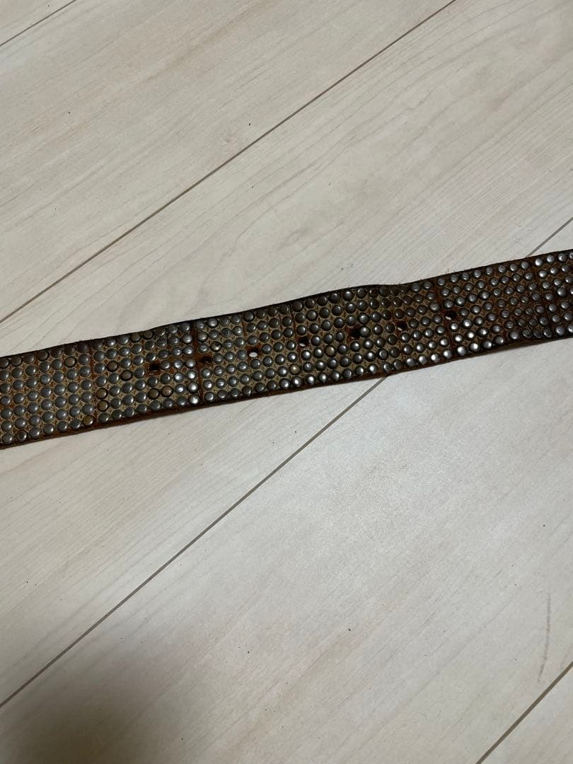 HTC (Hollywood Trading Compa スタッズ付レザーベルト