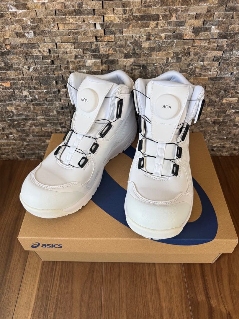 アシックスASICS WINJOB CP304BOA ホワイト限定　安全靴