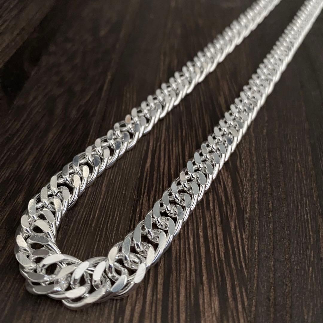 メキシカンジュエリー シルバー925 喜平チェーン ネックレス 60cm