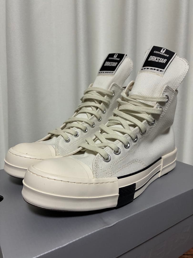 Rick Owens×CONVERSE DRKSTAR ホワイト ハイカット