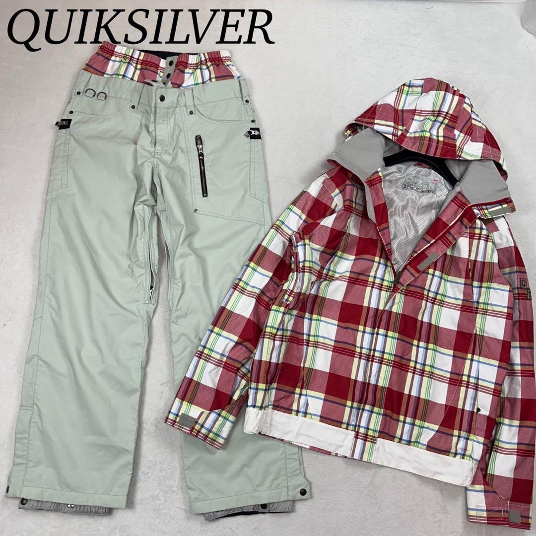 K153 新品未使用 L クイックシルバー スノーボード ボードウェア メンズ スノーボードウェア メンズ 上下セット セットアップ スキーウェア