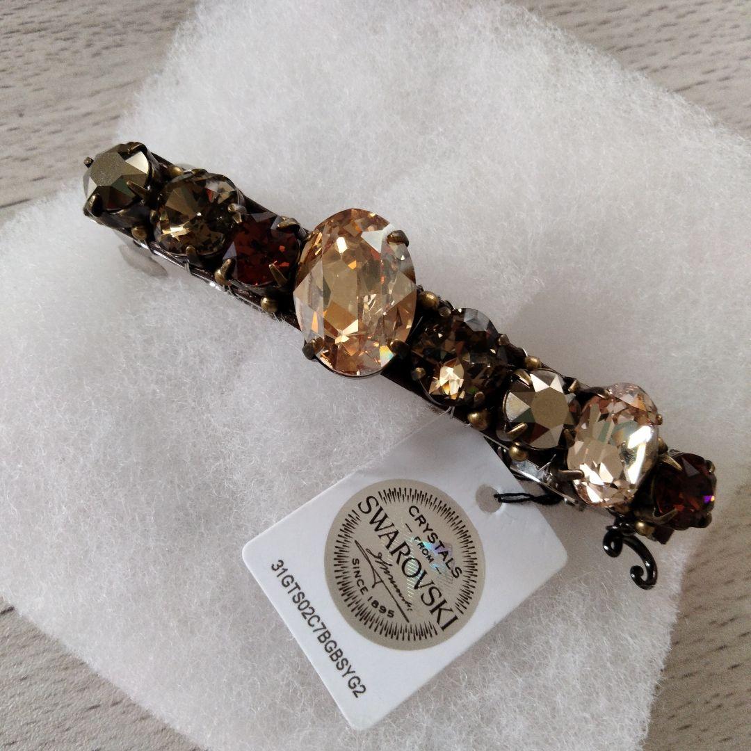 コンプレックスビズ スワロフスキー ヘアバレッタ - メルカリ