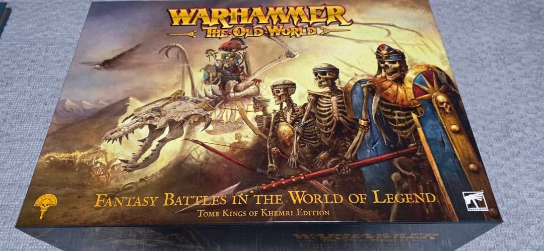 ウォーハンマー オールドワールド トゥームキング コア本無 フィンクスとダイス付 オールドワールド】オールドワールドコアボックスの予告 - たるいの