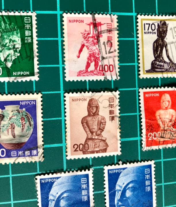 ローマ字入り使用済高額切手 8枚セット - メルカリ