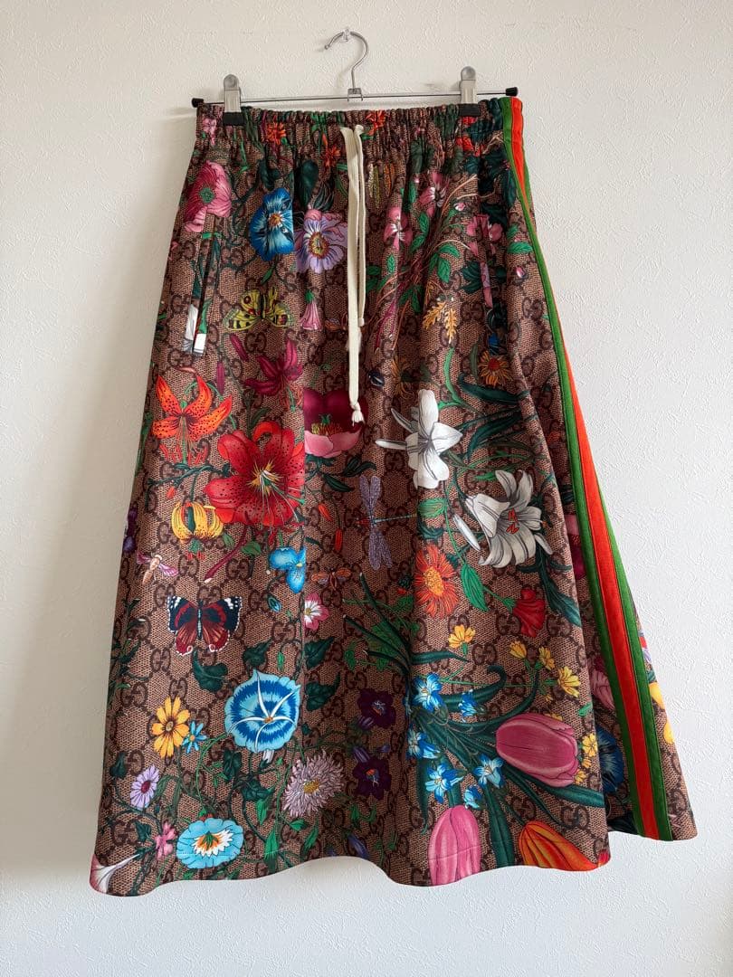 GUCCI GGフローラロングスカート　美品