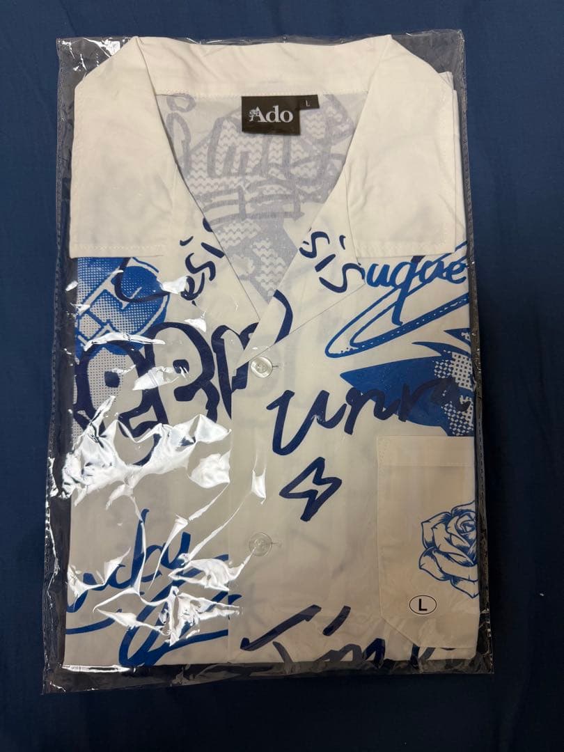 Ado 5周年 POPUP限定　オープンカラーシャツ L