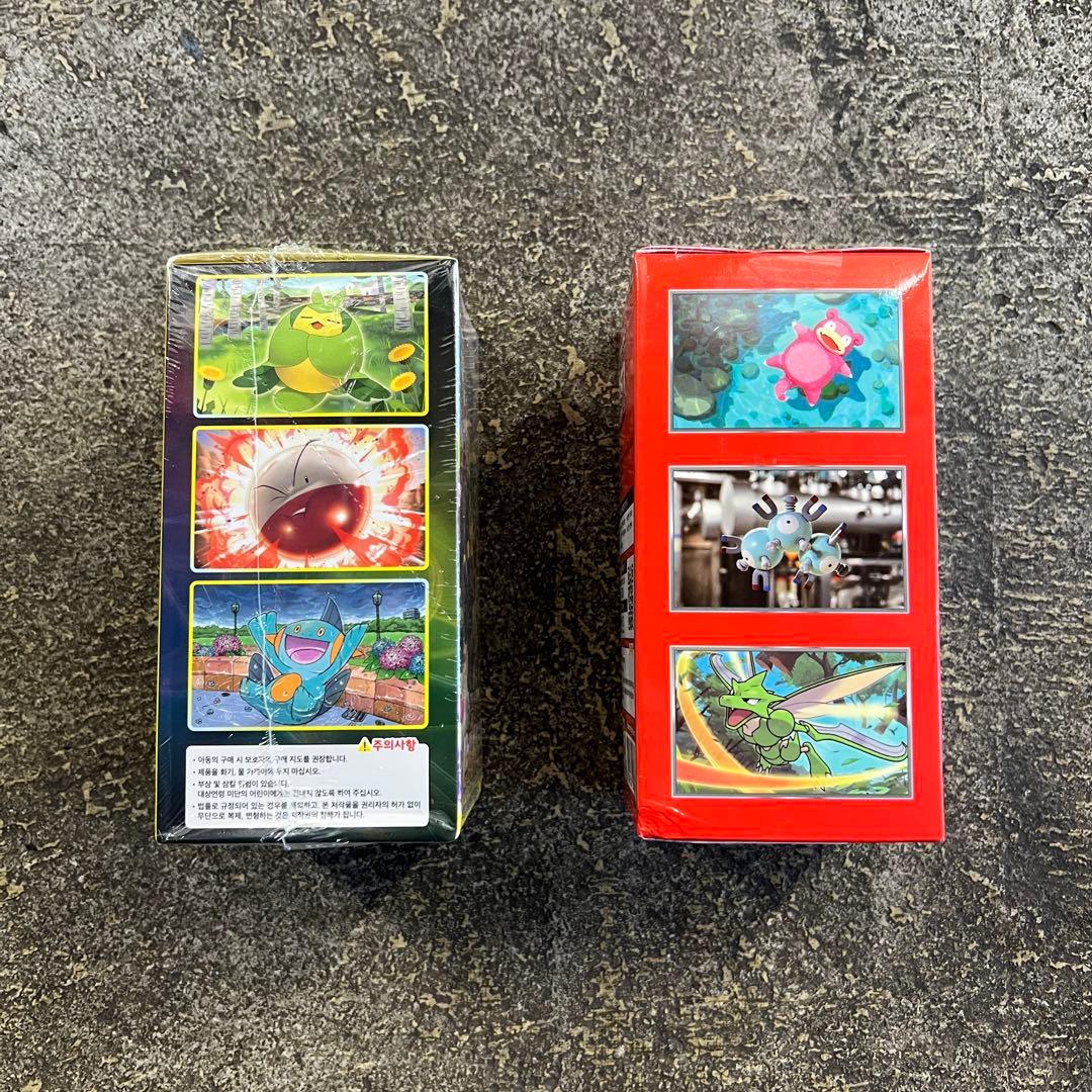 新品未開封】韓国版ポケモンカードBOX 5種セット イーブイヒーローズ