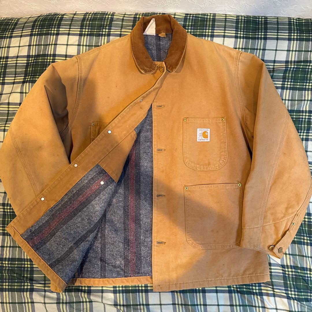 80s USA製 カーハート チョアコート 100周年 - メルカリ