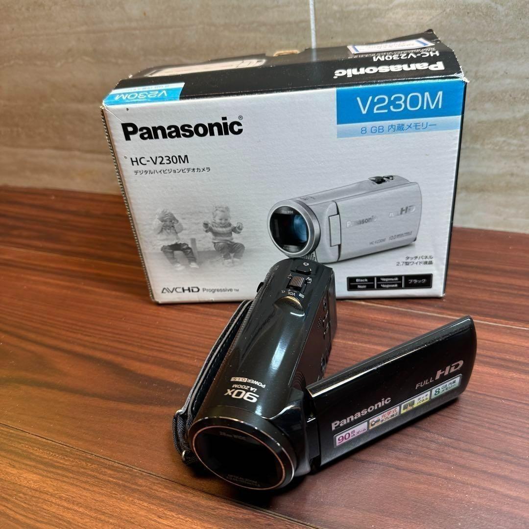 Panasonic HC-V230M-W ビデオカメラ 2453